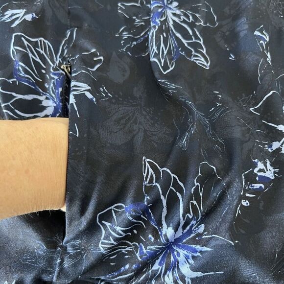 Columbia Botanical Sweatshirt Womens XXL Blue Runs Small Mock Neck Long Sleeve - Picture 4 of 10